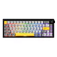 Teclado Mecánico AJAZZ AK650 Black/Grey/Yellow 65% Dream Weaving Switch Tri-Mode RGB - Miniatura 1