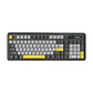 Teclado Mecánico AJAZZ AK980 V2 98% Inglés (US) Maillard Switch Tri-Mode RGB Black/Grey/Yellow - Miniatura 1