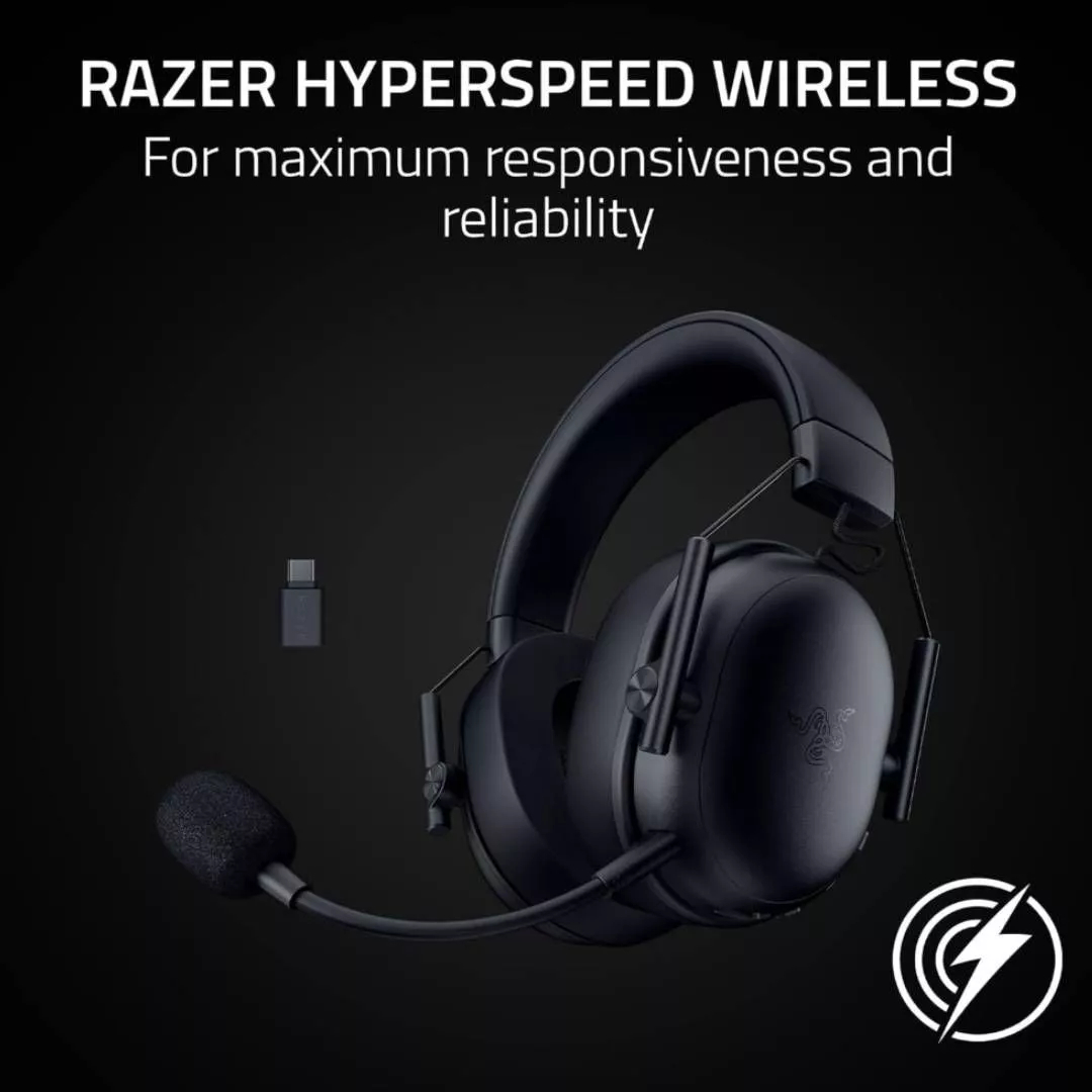 Audífonos Gamer Razer BlackShark V3 X HyperSpeed Wireless Tri-Mode 7.1 Black 4