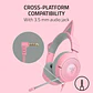 Audífonos Gamer Razer Kraken Kitty V3 X Quartz 7.1 RGB 3.5mm para PC, PS5, Xbox y Switch - Miniatura 2