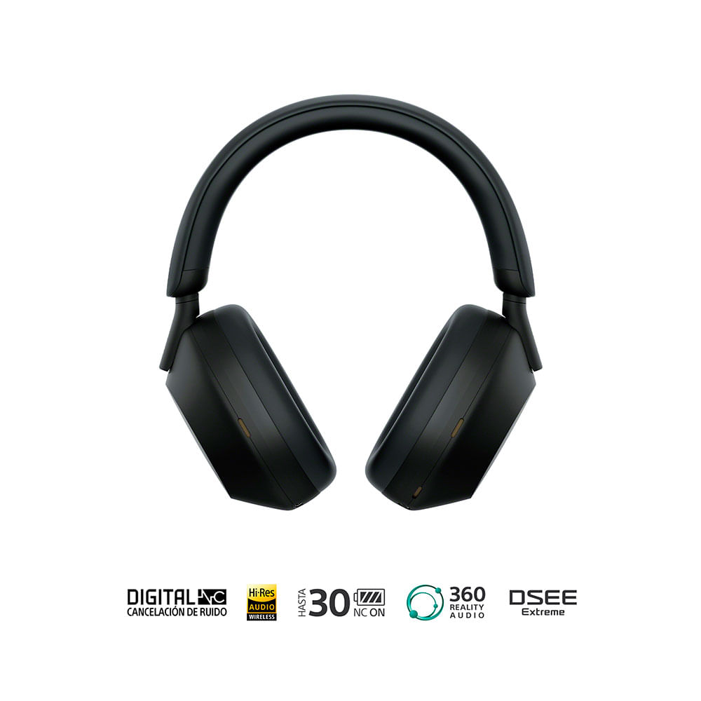 Audífonos Bluetooth Sony WH-1000XM5 Negro 2
