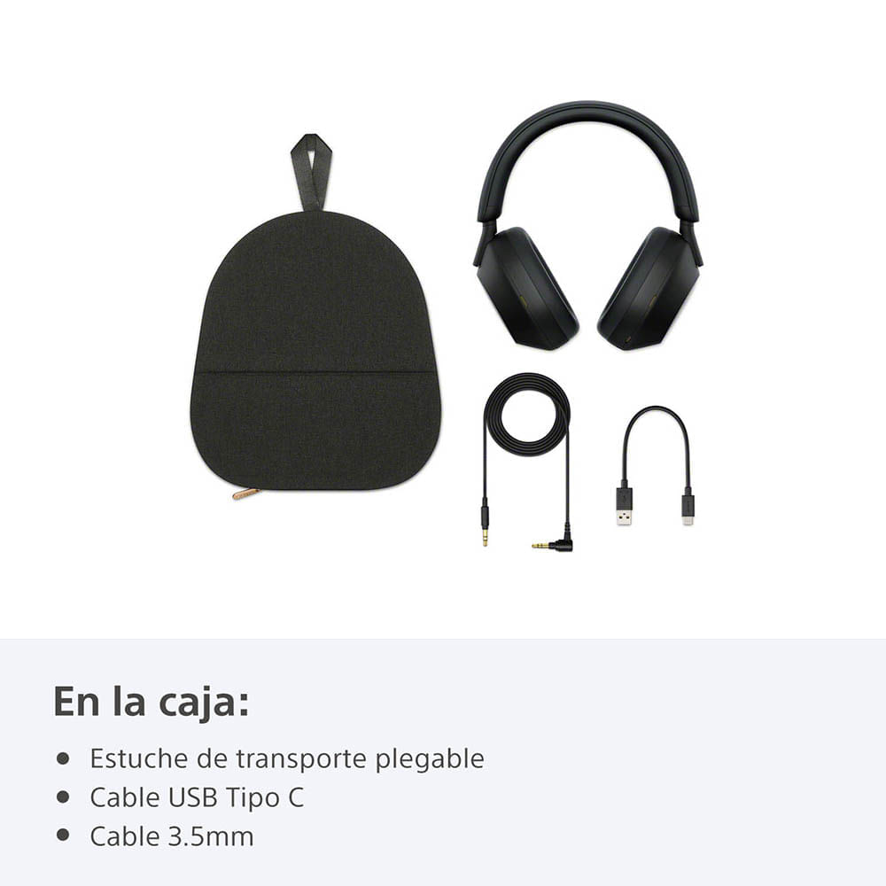 Audífonos Bluetooth Sony WH-1000XM5 Negro 6