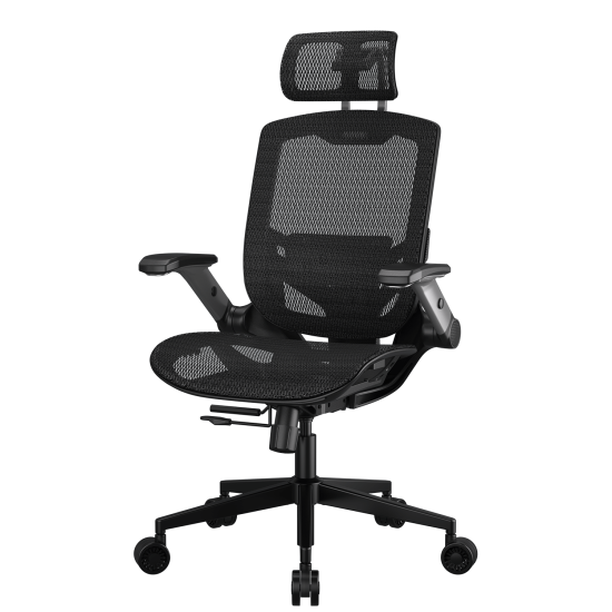 Silla Ergonómica Cougar Speeder One Negro – Malla Transpirable, Soporte Lumbar Ajustable y Reclinación 135° 2