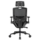 Silla Ergonómica Cougar Speeder One Negro – Malla Transpirable, Soporte Lumbar Ajustable y Reclinación 135° - Miniatura 4