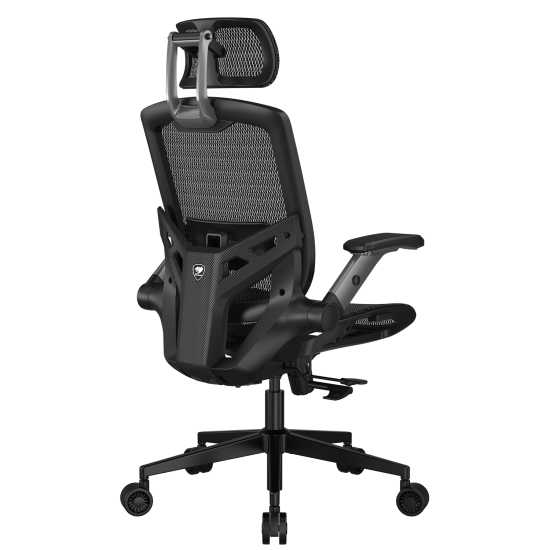 Silla Ergonómica Cougar Speeder One Negro – Malla Transpirable, Soporte Lumbar Ajustable y Reclinación 135° 5