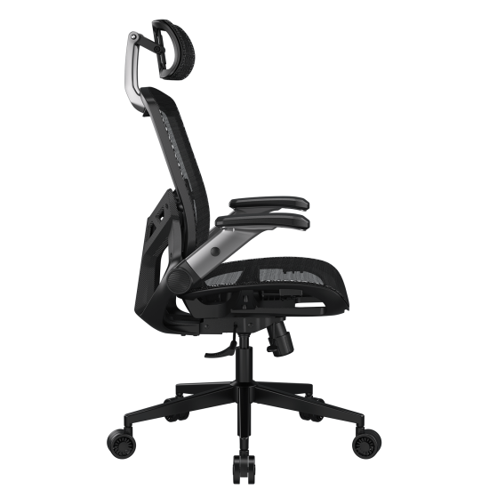 Silla Ergonómica Cougar Speeder One Negro – Malla Transpirable, Soporte Lumbar Ajustable y Reclinación 135° 6