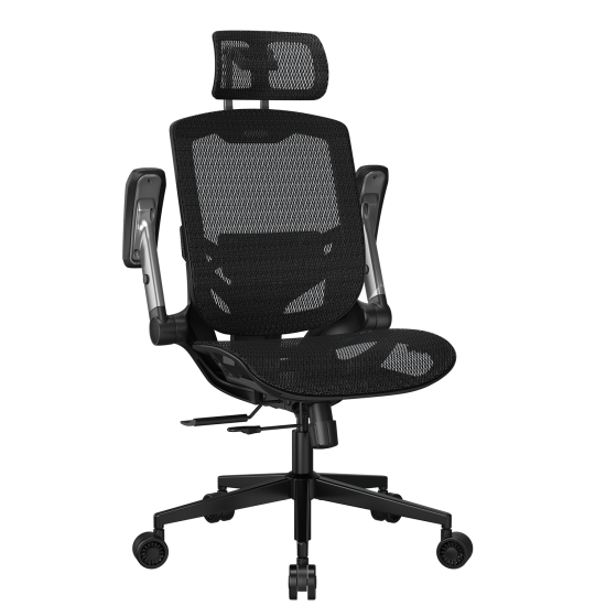 Silla Ergonómica Cougar Speeder One Negro – Malla Transpirable, Soporte Lumbar Ajustable y Reclinación 135° 7