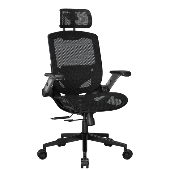Silla Ergonómica Cougar Speeder One Negro – Malla Transpirable, Soporte Lumbar Ajustable y Reclinación 135° 8