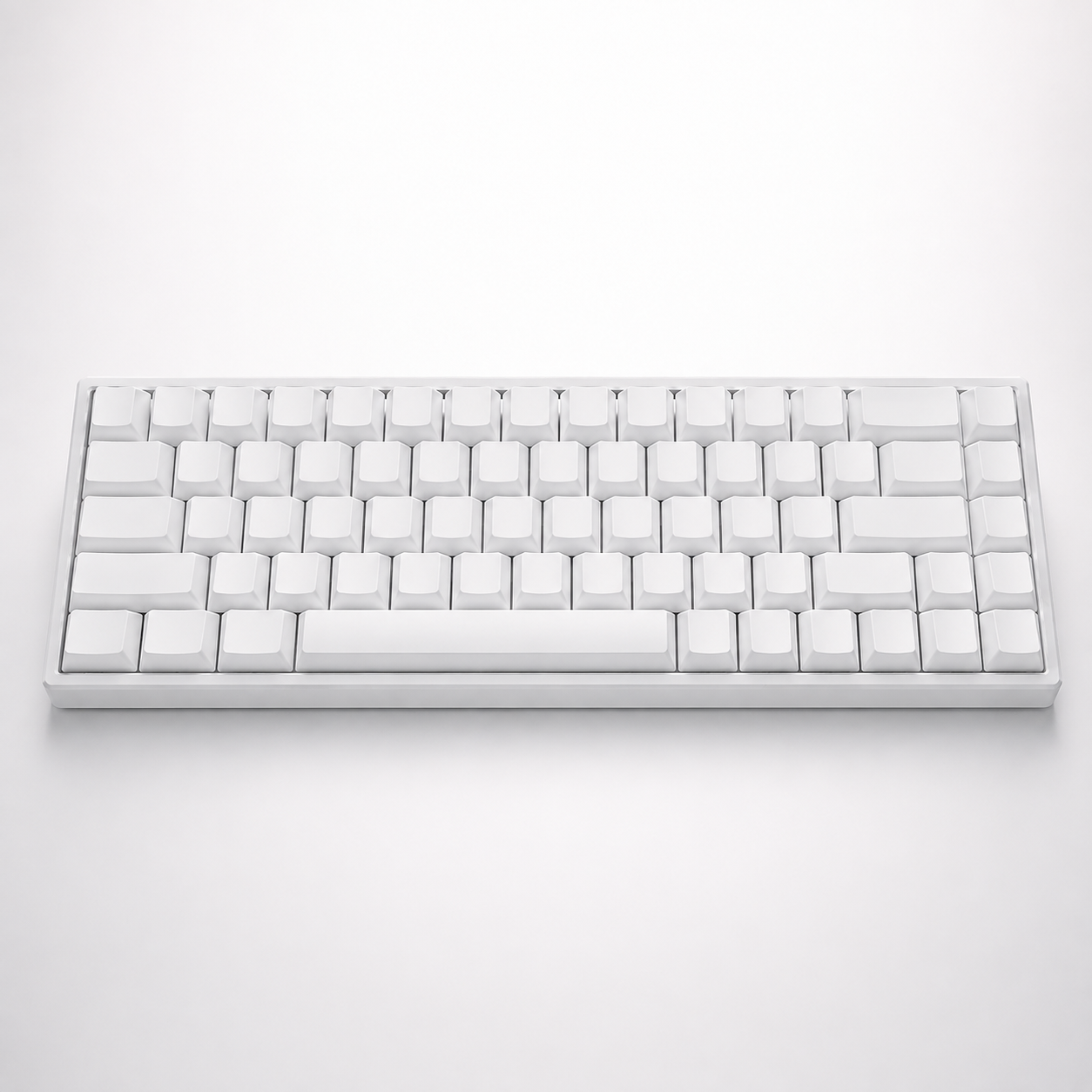 Teclado gamer Inalámbrico magnético irok mars68 wireless white 3