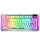 Teclado mecanico Razer BlackWidow V4 75% Phantom White  sw naranja / us  - Miniatura 6