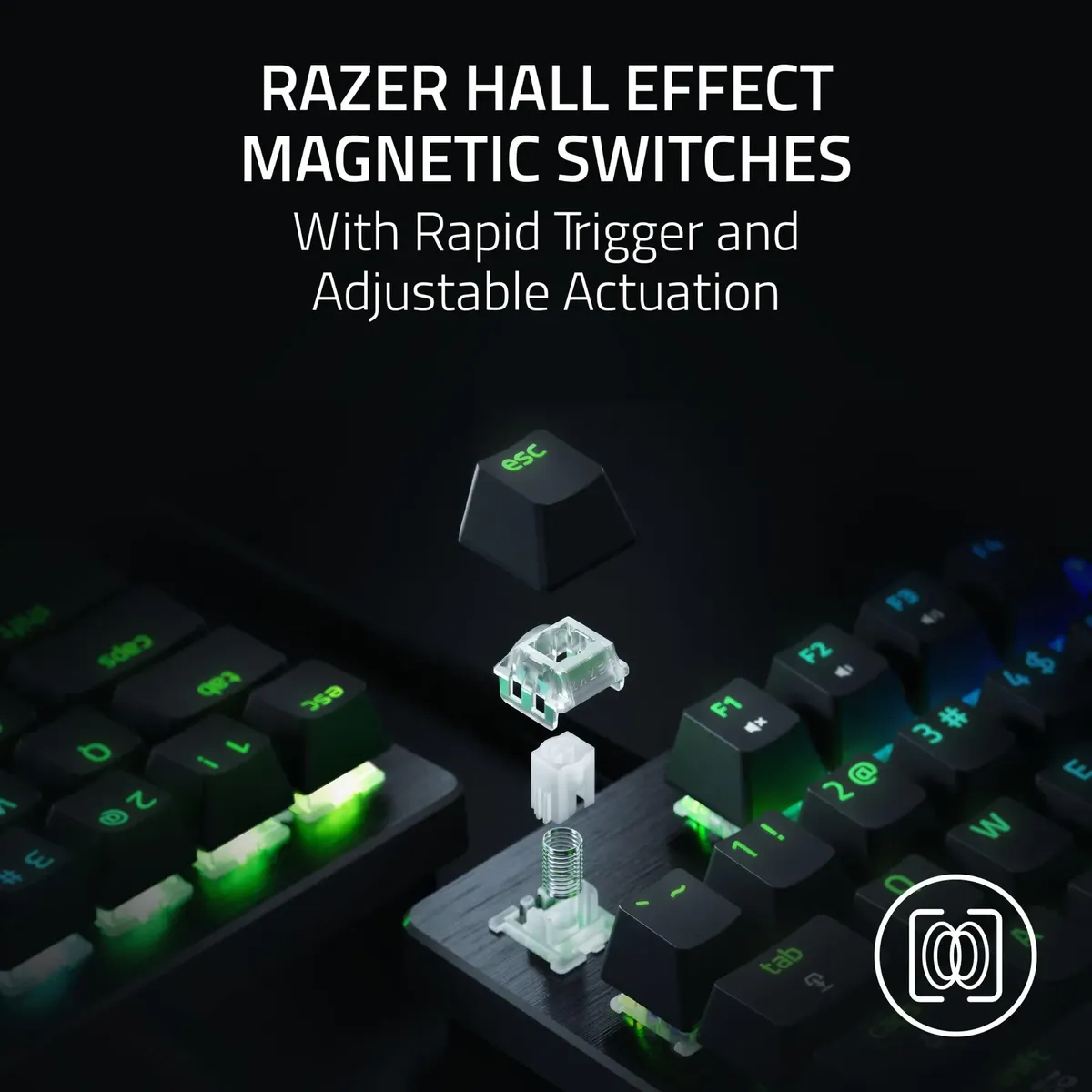 Teclado Razer Huntsman V3 HE Magnetico 8KHz TKL // ingles  4