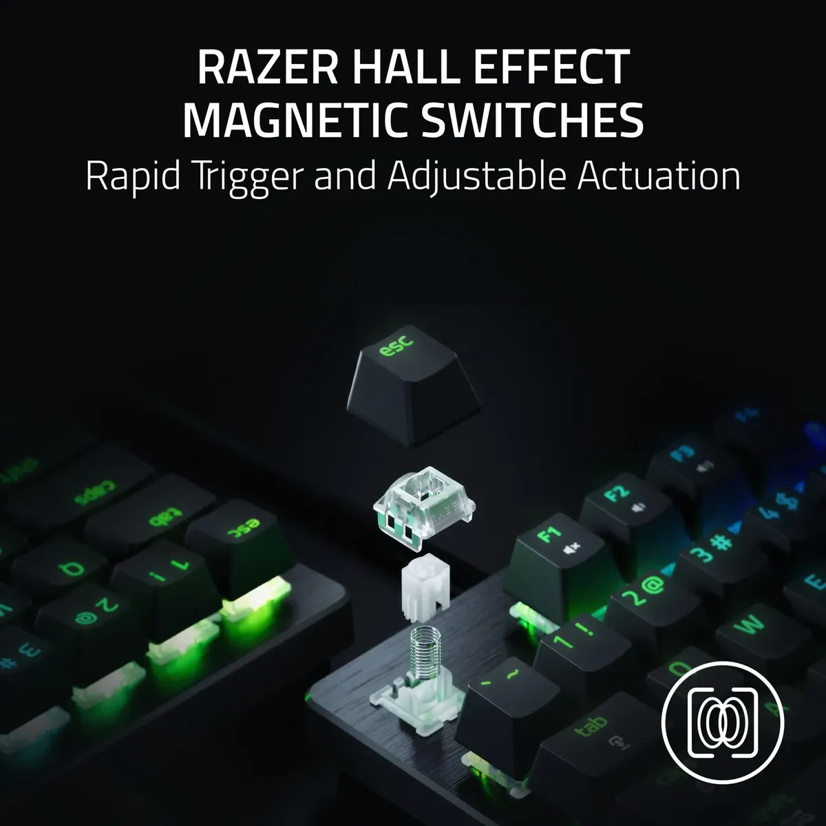 Teclado Razer Huntsman V3 HE Magnetic Mini 65% 8KHz // ingles  5