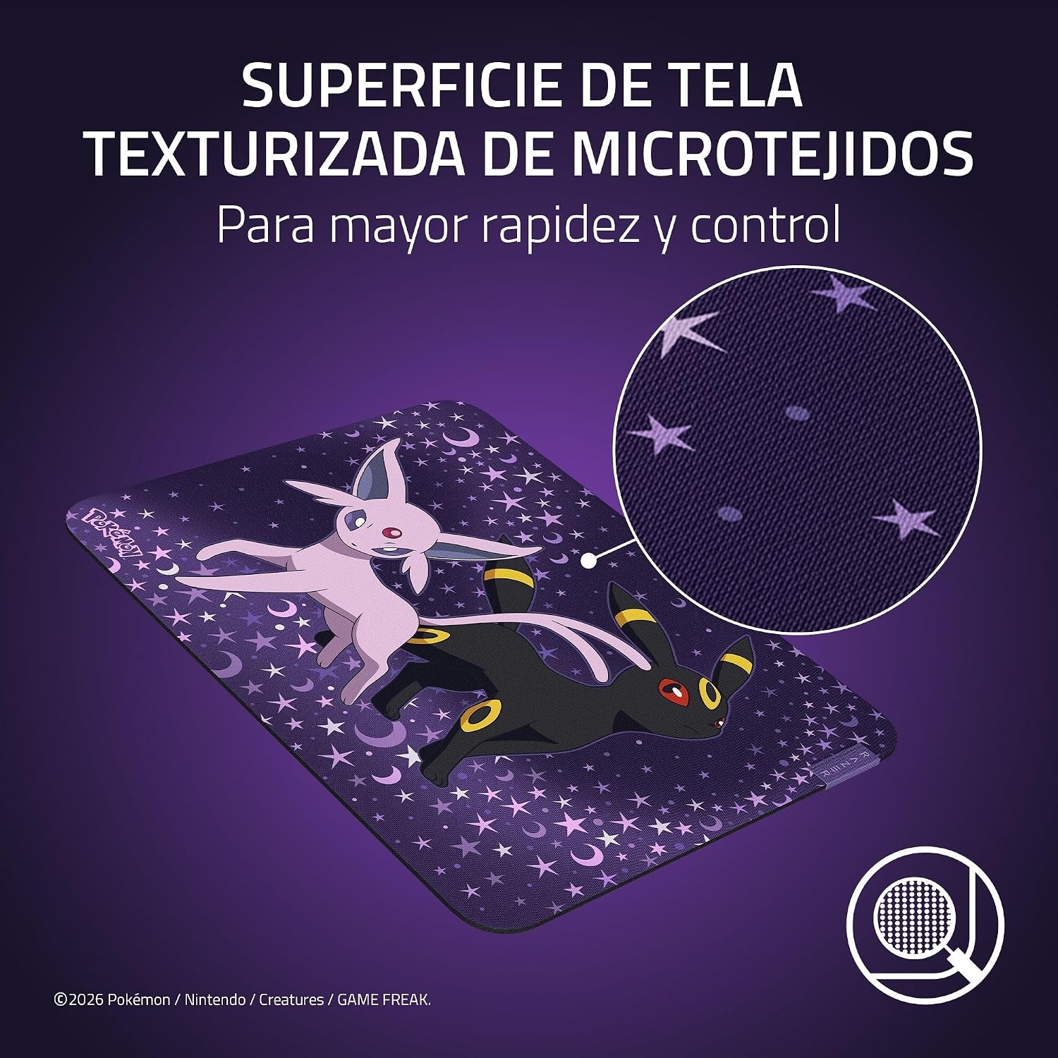 mousepad Razer Gigantus V2 Medium – Espeon & Umbreon Edition 6