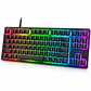 Teclado Gamer Razer Huntsman V3 HE Magnetic TKL 8KHz – Hall Effect, Rapid Trigger y Chroma RGB Ingles - Miniatura 2