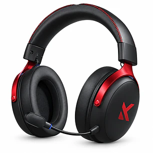 Audífonos Gamer MCHOSE V9 Pro Wireless Black/Red – Baja Latencia con Micrófono