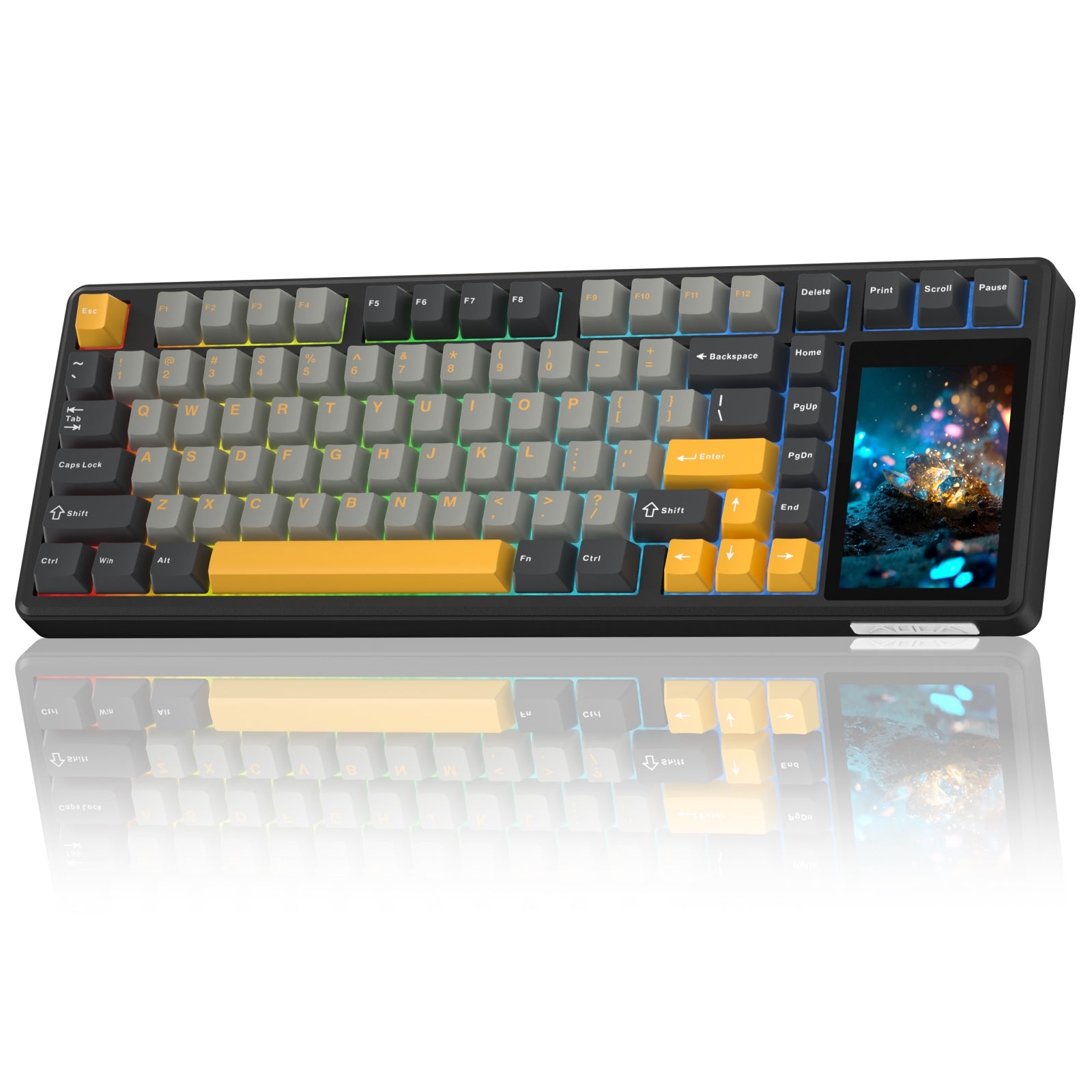 Teclado Mecánico AULA L99 pantalla tactil 3,98