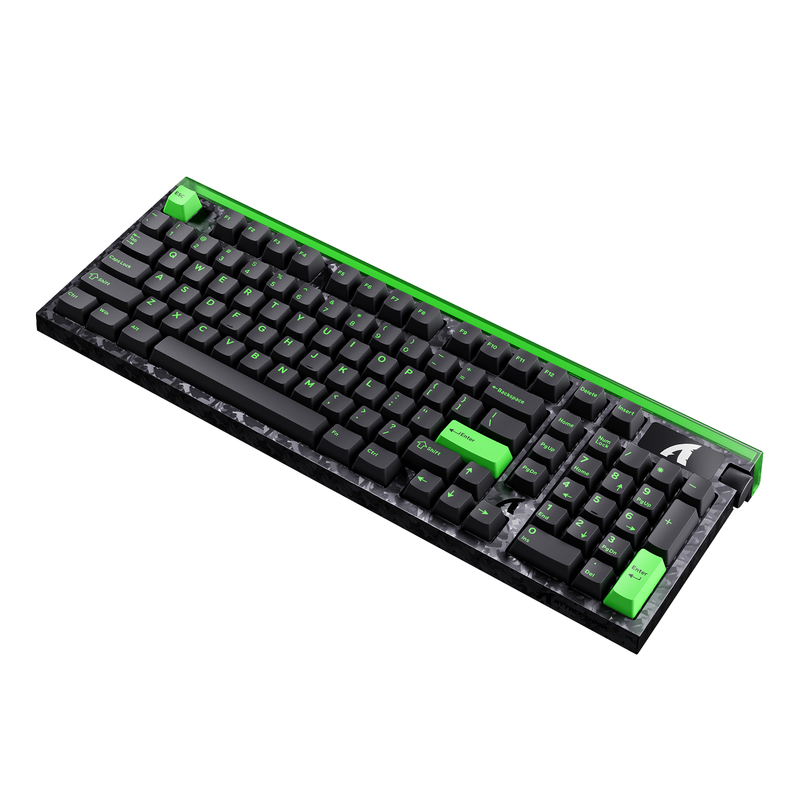 Teclado Gamer Magnético Attack Shark R98 HE Black 8K Hall Effect Rapid Trigger / compuesto de fibra de carbono 3