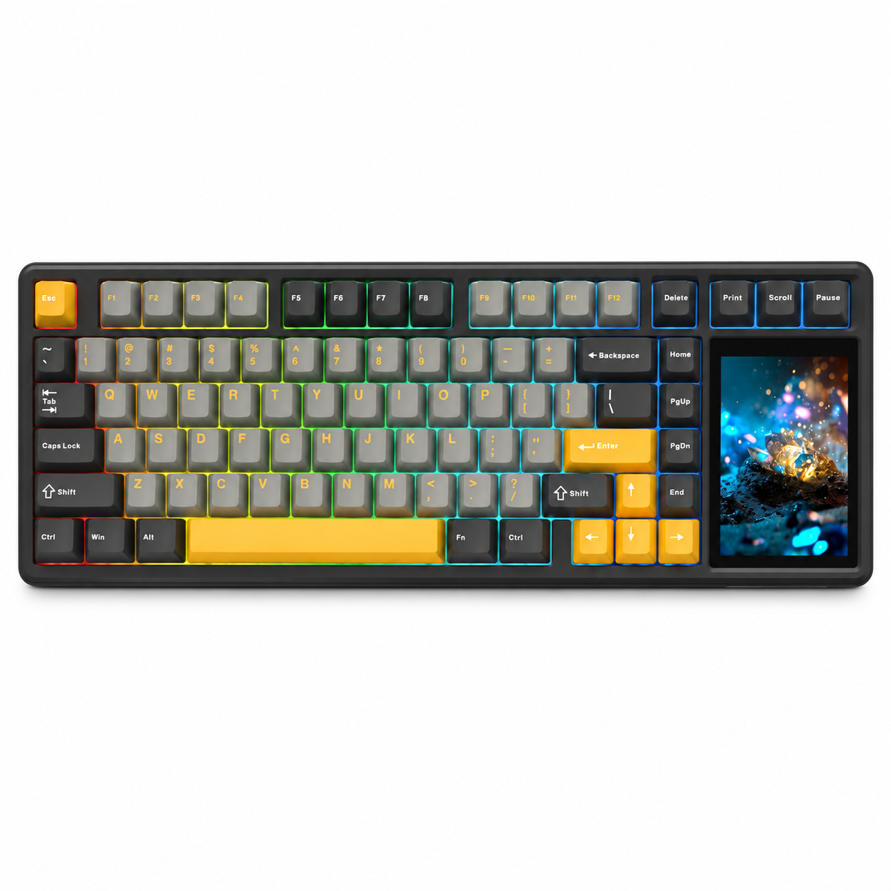 Teclado Mecánico AULA L99 pantalla tactil 3,98