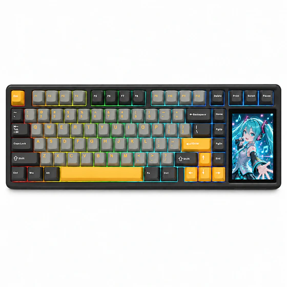 Teclado mecánico AULA L99 con pantalla táctil Starry Night