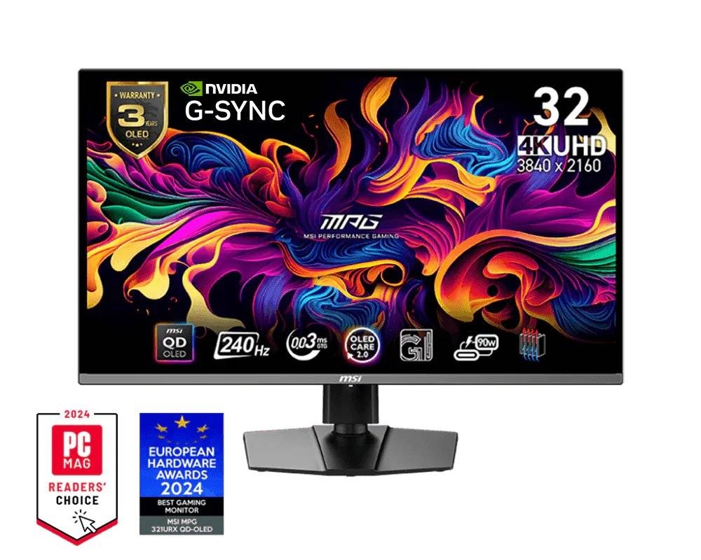 Monitor Gamer MSI MPG 321URX QD-OLED 31.5