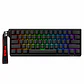 Teclado Aula Win60 He SW magnético 60% Gamer Rgb cableado color negro - Miniatura 1