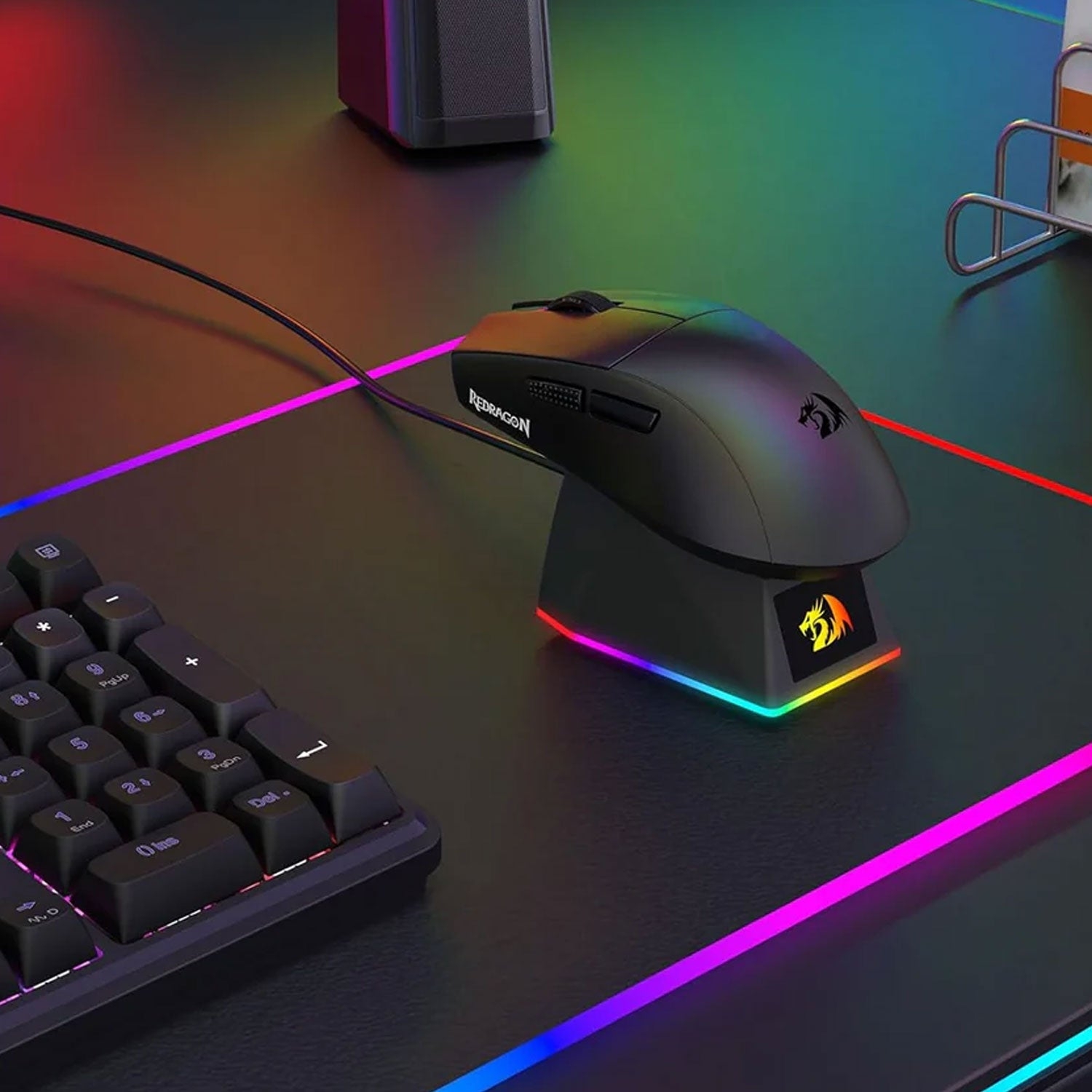 Mouse Gamer Redragon K1NG M999 ULT Wireless PixArt PAW3953 45.000 DPI 55g 5