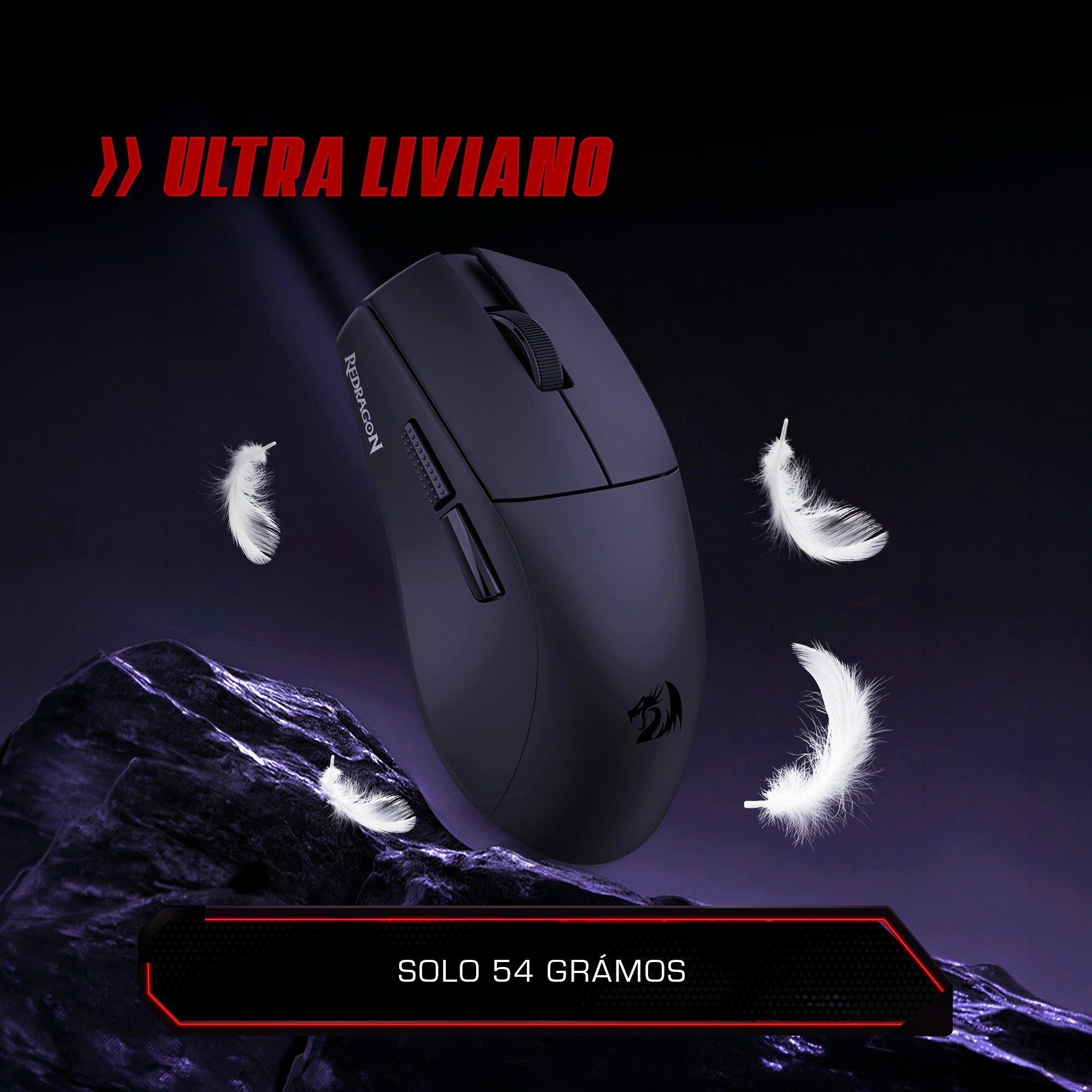 Mouse Gamer Redragon K1NG M999 ULT Wireless PixArt PAW3953 45.000 DPI 55g 10