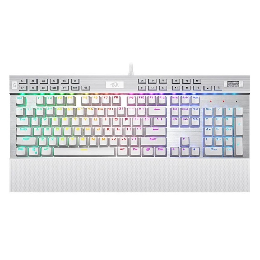 Teclado Mecánico Redragon Yama K550W RGB White Switch Purple Español 1