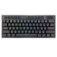 Teclado Mecánico Redragon Horus Mini K632 RGB 60% Low Profile Switch Red Inglés US - Miniatura 1