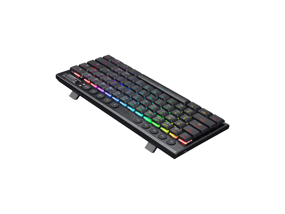Teclado Mecánico Redragon Horus Mini K632 RGB 60% Low Profile Switch Red Inglés US 4