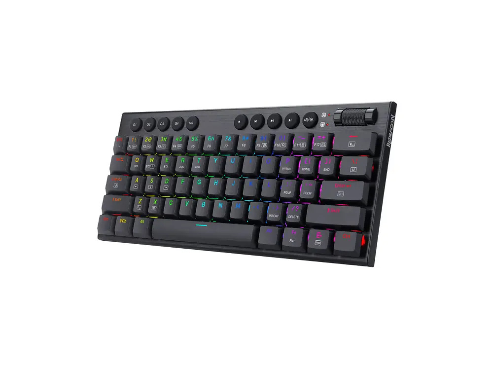 Teclado Mecánico Redragon Horus Mini K632 RGB 60% Low Profile Switch Red Inglés US 2