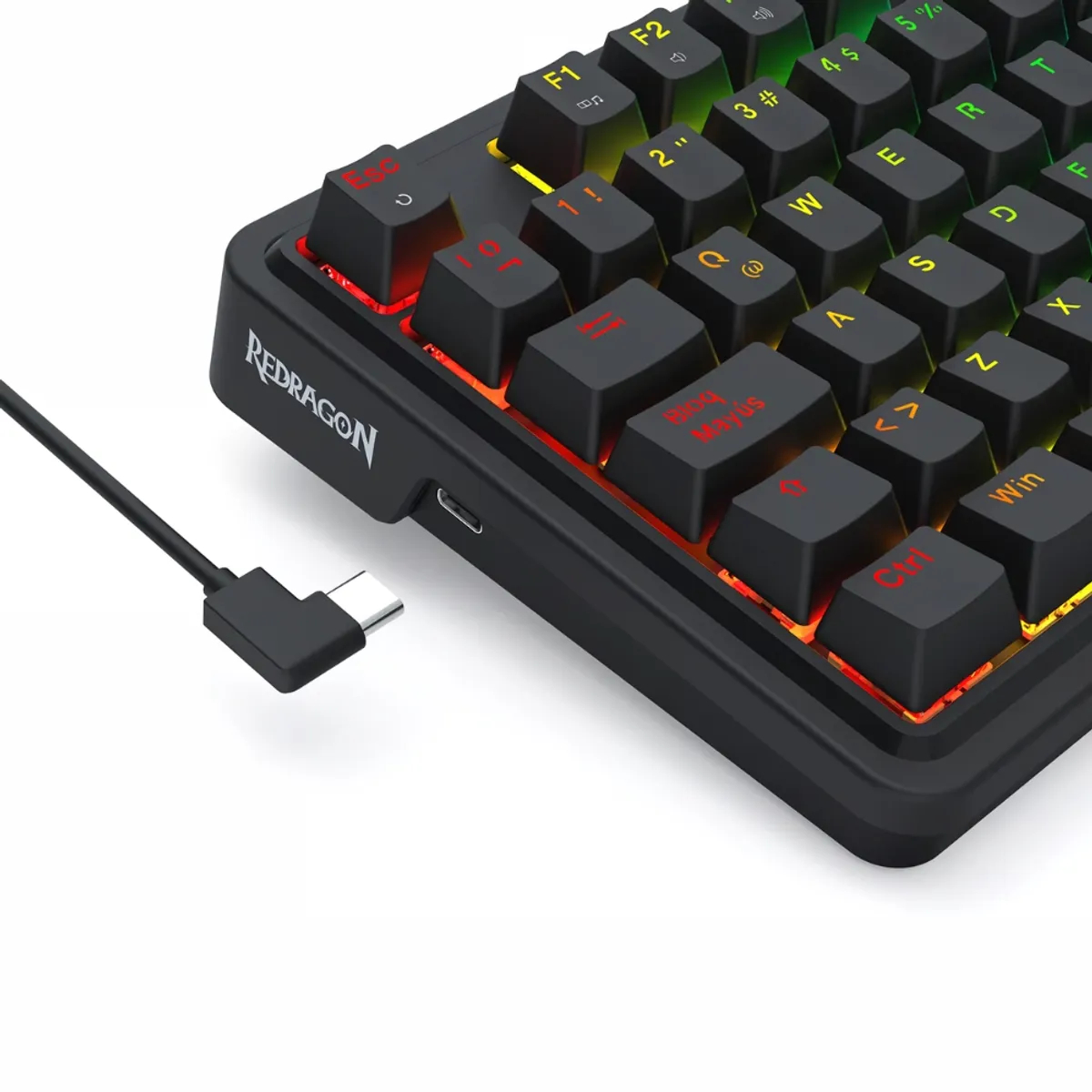 Teclado Gamer Magnético Redragon UCAL K673RGB-M SP 75% Hall Effect UltraMag 8K Español 7