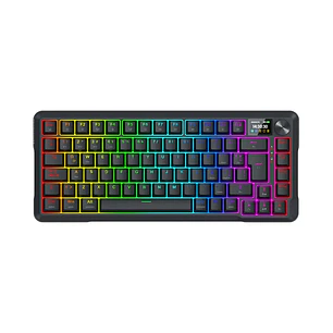 Teclado Mecánico Redragon UCAL LCD Pro K724RGB-PRO SP 75% SWITCH Yolk Linear Wireless Español