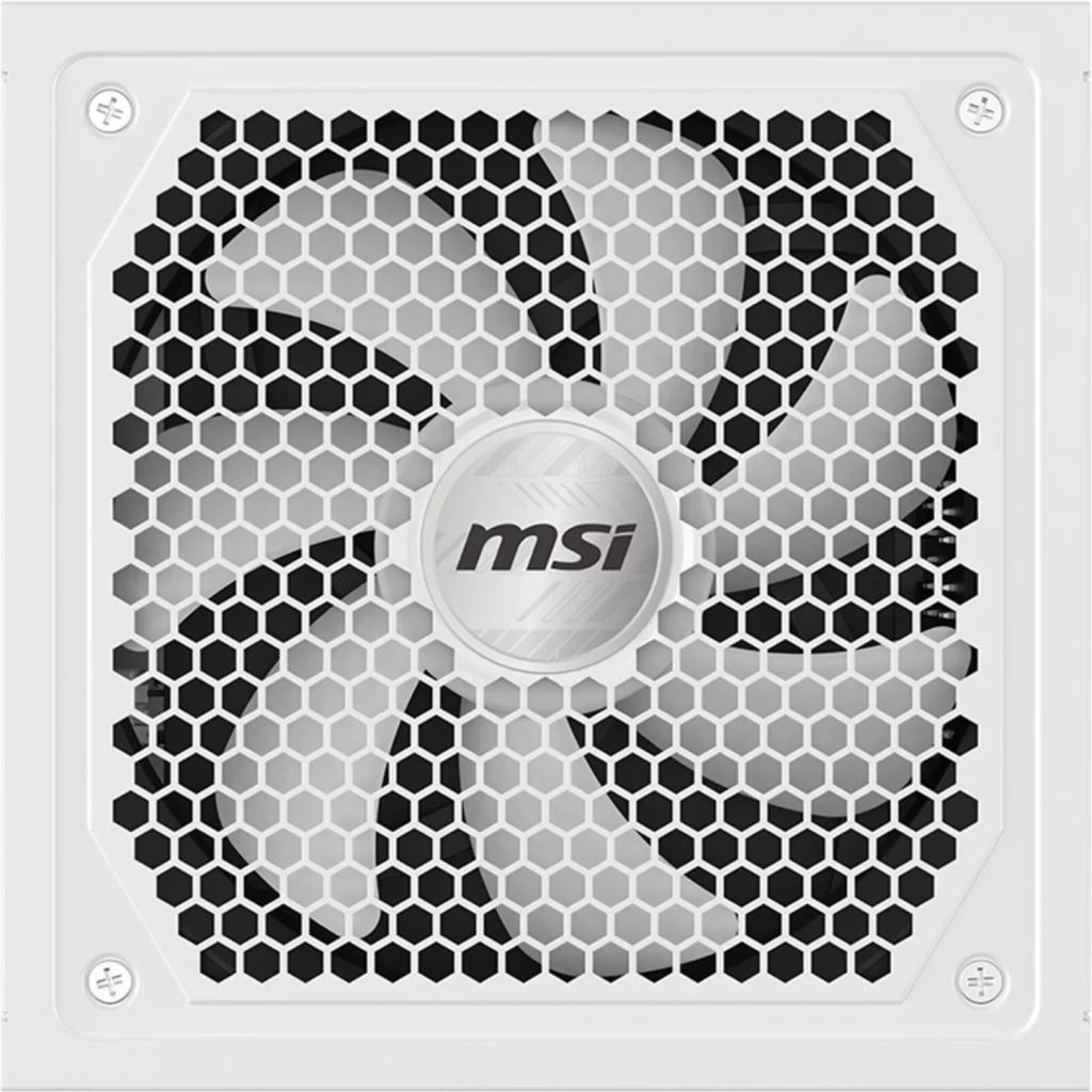 Fuente de Poder MSI MAG A1000GL PCIE5 White 1000W 80 Plus Gold Full Modular ATX 3.1 PCIe 5.1 7