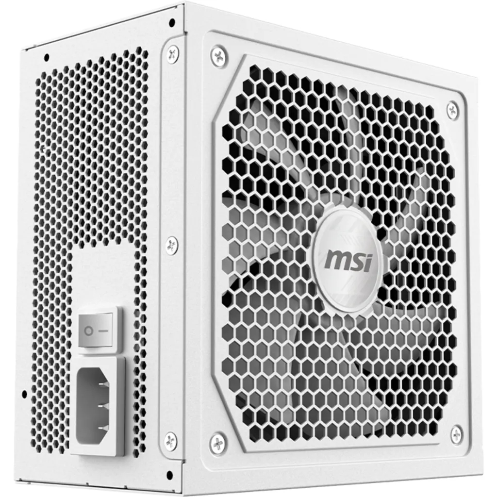 Fuente de Poder MSI MAG A1000GL PCIE5 White 1000W 80 Plus Gold Full Modular ATX 3.1 PCIe 5.1 8