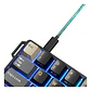 Teclado Gamer Royal Kludge RK68 HE Phantom sw mint magnético Español - Miniatura 3