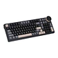 Teclado mecánico inalámbrico con pantalla royal kludge RK  N99 Phantom sw beige Español - Miniatura 3
