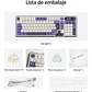 Teclado Mecánico Inalámbrico S98 96% QWERTY Español  | Tri-Mode, Hot-Swap, Pantalla LCD, RGB y Batería 3750 mAh Sw Beige - Miniatura 11