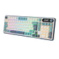 Teclado Mecánico Inalámbrico S98 96% QWERTY Español cloud Light  Tri-Mode Pantalla LCD, RGB y Batería 3750 mAh Sw chartreuse - Miniatura 2