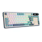 Teclado Mecánico Inalámbrico S98 96% QWERTY Español cloud Light  Tri-Mode Pantalla LCD, RGB y Batería 3750 mAh Sw chartreuse - Miniatura 3