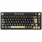 Teclado Mecánico Inalámbrico Royal Kludge M75 Phantom con pantalla – Cream Switch Español - Miniatura 1