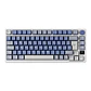 Teclado Mecánico Inalámbrico con pantalla Royal Kludge RK M75 Ocean Blue 75% Español – K Silver Switch - Miniatura 1