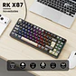 Teclado Mecánico RK Royal Kludge RK X87 Phantom Tri-Mode sw cream 87% Español - Miniatura 3
