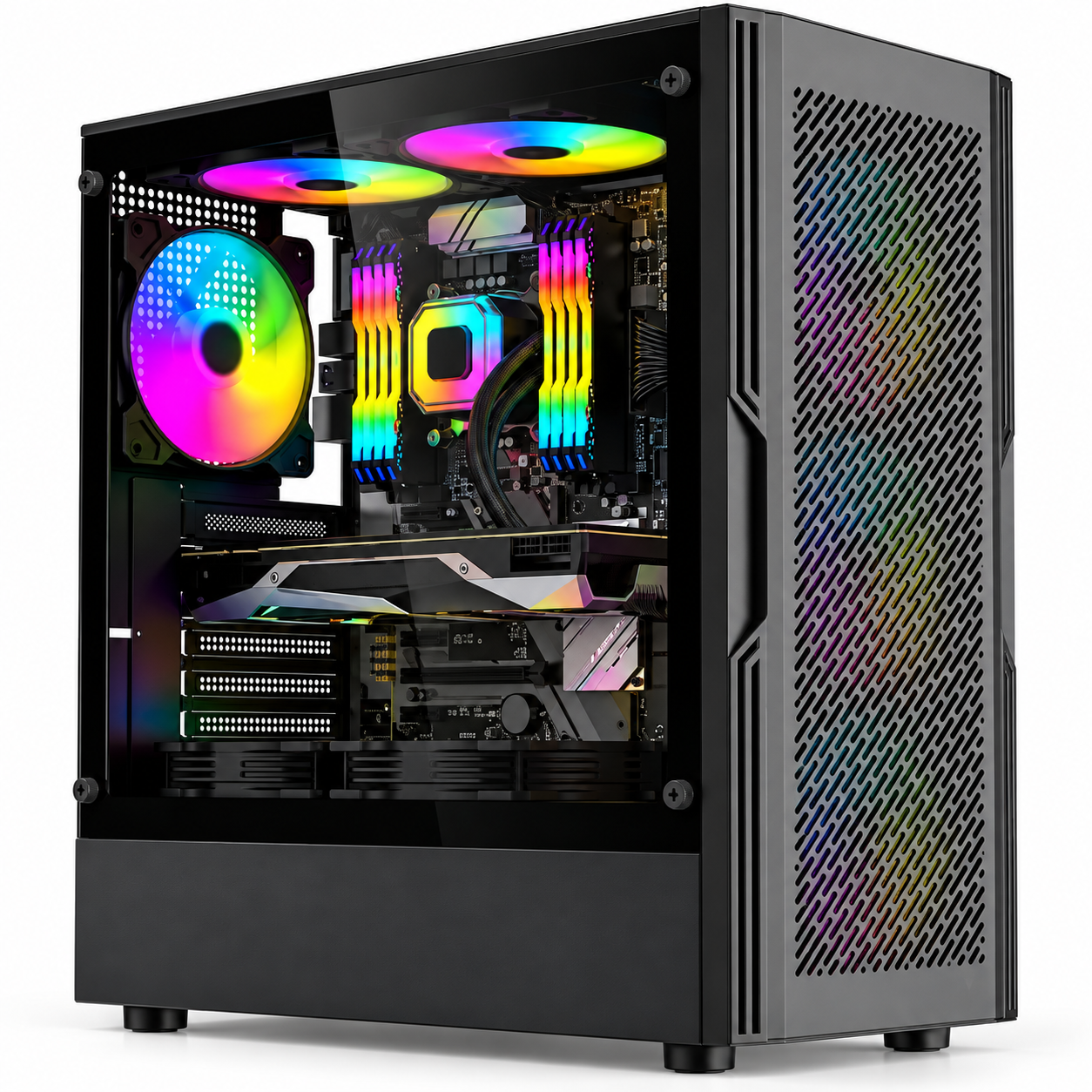 PC GAMER ESGAMING  R7 5700G/16GB  / 500GB NVME/ FAN A100 ARGB /WIFI/ FREEDOS 1