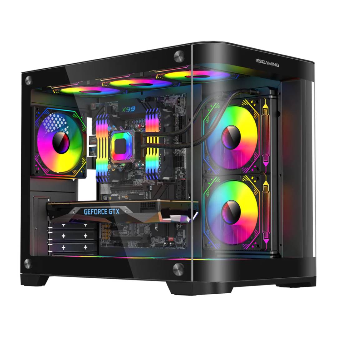 PC GAMER ESGAMING R5 5500/16GB/ 500GB NVME / RTX 5050 8GB/ WC 240/ WIFI / FREEDOS 1