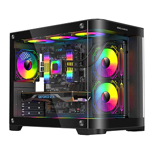 PC GAMER ESGAMING R5 5500/16GB/ 500GB NVME / RTX 5050 8GB/ WC 240/ WIFI / FREEDOS