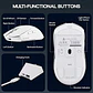 Mouse Gamer Inalámbrico AJAZZ AJ139 V2 MC Blanco PAW3311 12K - Miniatura 2