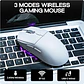 Mouse Gamer Inalámbrico AJAZZ AJ139 V2 MC Blanco PAW3311 12K - Miniatura 5