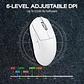 Mouse Gamer Inalámbrico AJAZZ AJ139 V2 MC Blanco PAW3311 12K - Miniatura 6