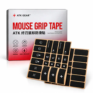 Grip para Mouse ATK Edge Ultra Grip Pro Negro Esports